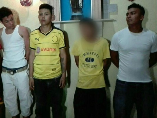 Capturan a cinco peligrosos integrantes de la Mara Salvatrucha (MS-13) en la colonia Buen Samaritano