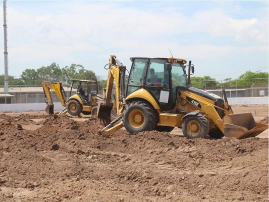 Así avanzan las labores de remodelación del estadio Carlos Miranda de Comayagua (Fotos)