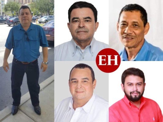 Los rostros de los virtuales ganadores de las alcaldías de Francisco Morazán