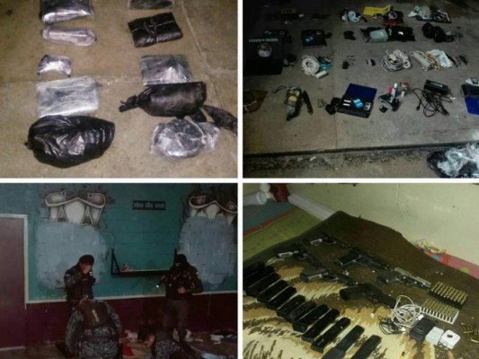 Localizan arsenal y un cadáver en requisa a cárcel de Guatemala