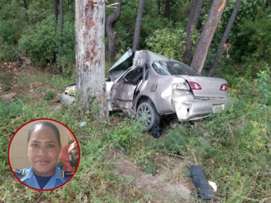 Muere sub inspectora en aparatoso accidente en carretera CA-5