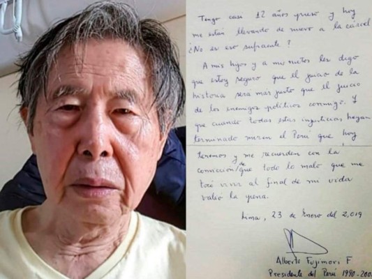 Alberto Fujimori tras ser dado de alta: 'El final de mi vida está cerca'&nbsp;&nbsp;