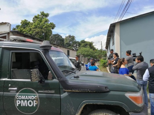 Las imágenes que dejó el enfrentamiento entre presuntos pandilleros y policías en Chamelecón