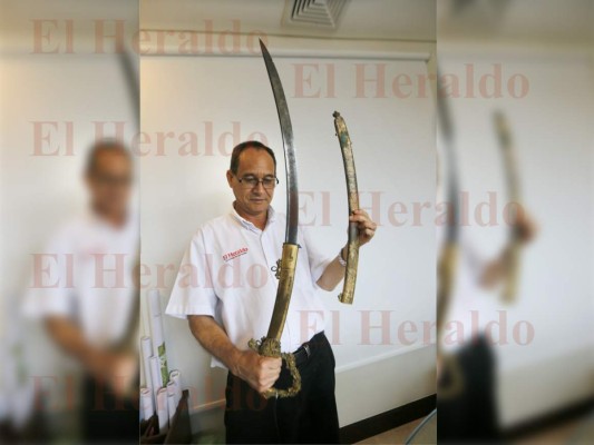 EL HERALDO halló la espada del prócer Francisco Morazán