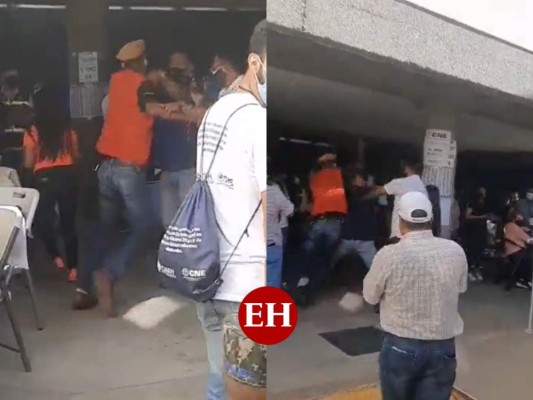 Candidato a diputado de Libre se va a los golpes con un miembro de mesa