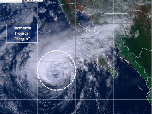 Tormenta Sergio se disipa en el norte de México