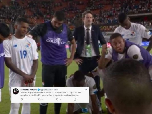 Así reaccionó la prensa de Panamá al quedar al borde de la eliminación ante Honduras