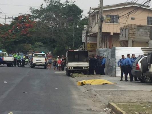VIDEO: Así mataron a dos policías penitenciarios en San Pedro Sula