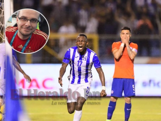 Así reaccionó MisterChip tras el triunfo de Honduras ante Chile en el Olímpico