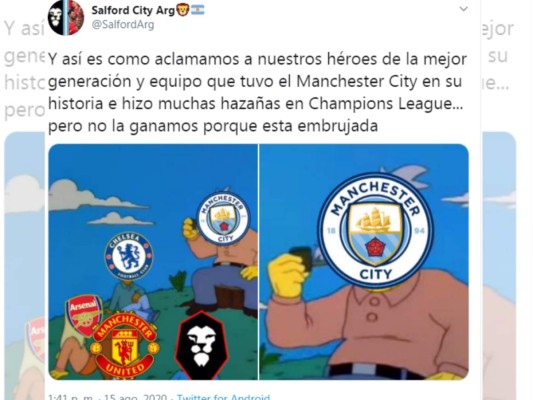 Los divertidos memes que dejó la eliminación del Manchester City en la Champions League