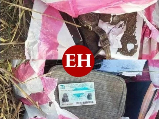 Lo encontrado junto a las identificaciones de líderes garífunas secuestrados