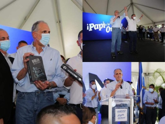 'Tito' Asfura lanza su precandidatura presidencial y promete unidad (FOTOS)