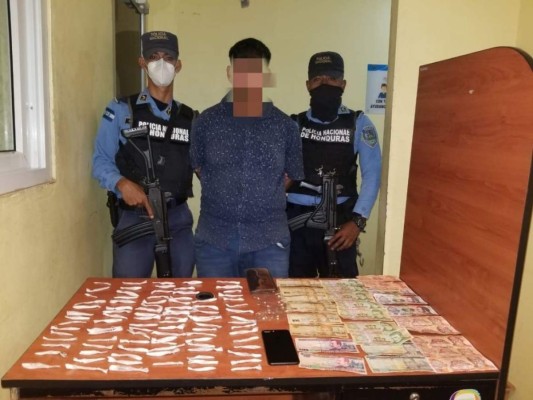 Cae supuesto vendedor y distribuidor de droga de la MS-13 en Tela, Atlántida