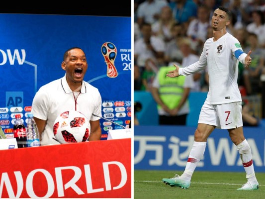 Will Smith adora el fútbol de Cristiano Ronaldo; se declaró su fan número uno