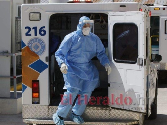 Muere primer paciente de covid-19 en hospital móvil de Tegucigalpa