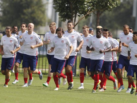 Estados Unidos entrenará este lunes por la mañana