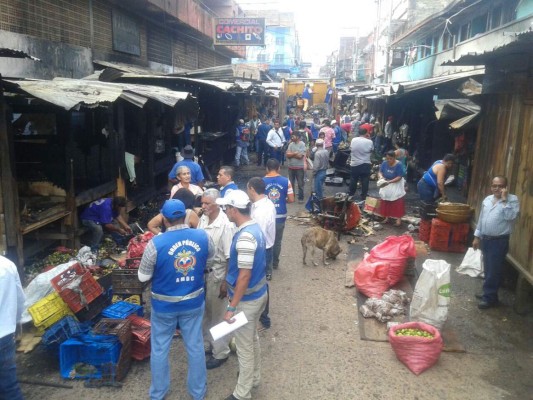 Incendio en mercado de Comayagüela