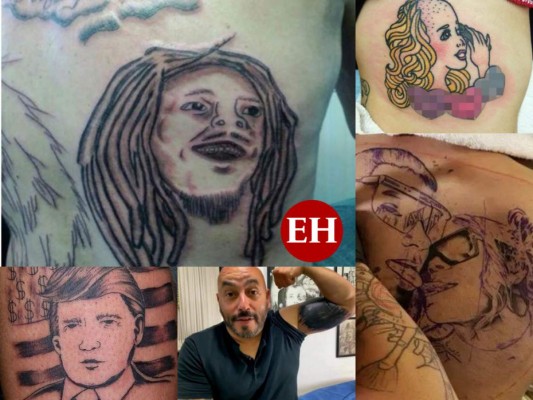 Los 15 peores tatuajes de famosos de todos los tiempos (FOTOS)