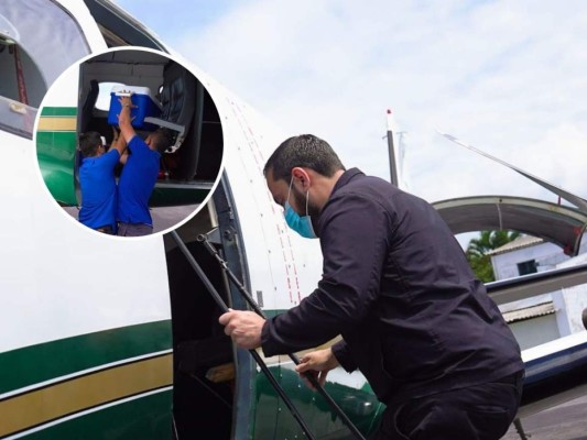 Francisco Alabi encabeza traslado de vacunas anticovid a Islas de la Bahía