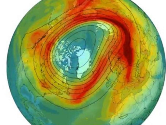 Se cierra el agujero de ozono más grande del Polo Norte