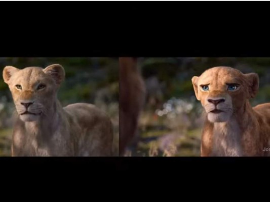Así se verían las nuevas caras de los personajes en El Rey León   