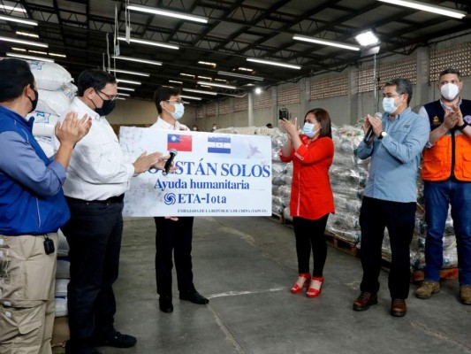 Taiwán dona $3 millones para ayuda humanitaria a afectados de Eta y Iota