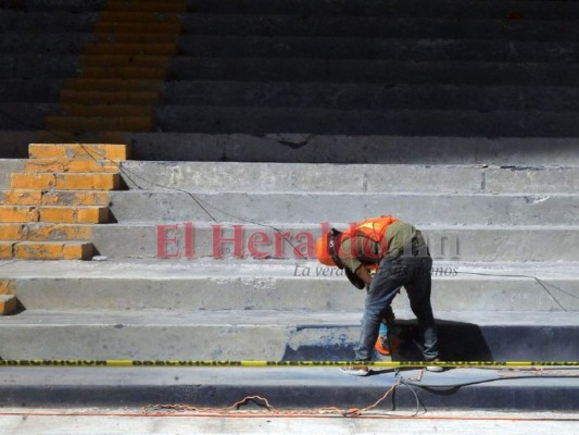 Así luce el Nacional con la instalación de un mega escenario para la toma de posesión  