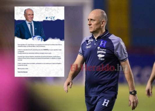 Fabián Coito dio sus primeras declaraciones al ser separado como entrenador de la Selección de Honduras. Foto: EL HERALDO