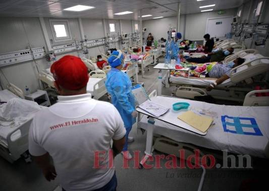EL HERALDO ingresó al hospital móvil de Choluteca para ver cómo funciona. Foto: Jhony Magallanes/El Heraldo