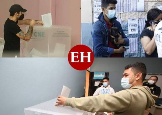 En el marco de la celebración de las Elecciones Generales de Honduras, los jóvenes acuden, acompañados de sus caninos a ejercer sufragio en el territorio hondureño. Aquí te dejamos imágenes del voto juvenil. Foto: EL HERALDO