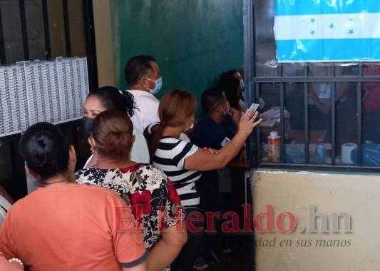El orden prevaleció en la mayoría de los centros de votación de Sabanagrande. Foto: El Heraldo
