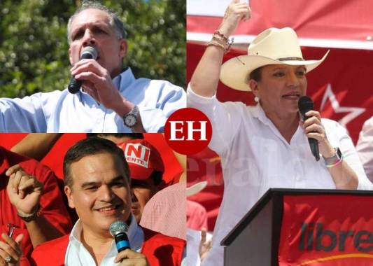 Rosenthal, Asfura y Castro de Zelaya serán los representantes de sus partidos en la papeleta electoral que se usará en las elecciones generales de noviembre.