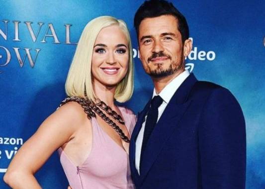Katy Perry y Orlando bloom se comprometieron en febrero de 2019. Foto: Instagram.