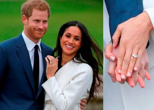 El príncipe Harry de Inglaterra confesó que se enamoró de la estrella estadounidense Meghan Markle. Fotos AFP