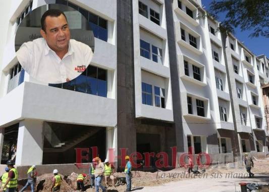 En un predio del plantel de la 21 de Octubre se construye el nuevo edificio de la AER. Foto: El Heraldo