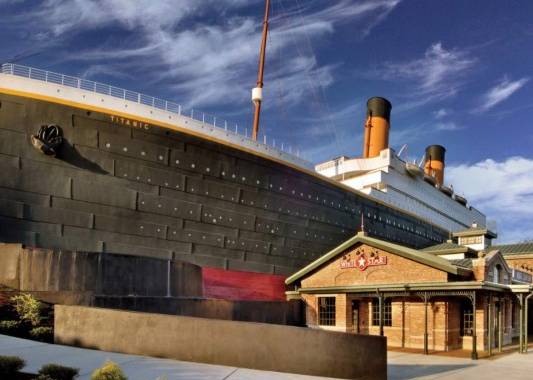 Titanic Museum Attraction se ubica en Tennessee y es una de las mayores atracciones de la zona.