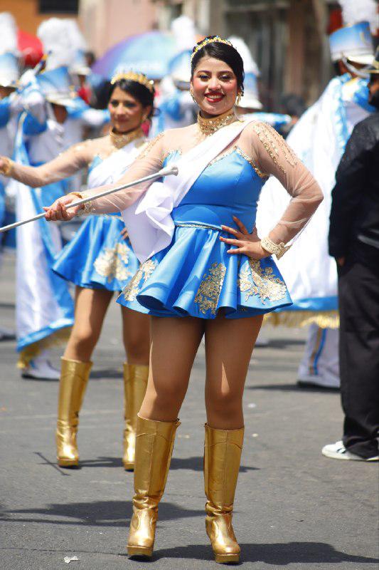 ¡Se robaron las miradas! Palillonas de San Pedro Sula rinden honor a la patria en los desfiles