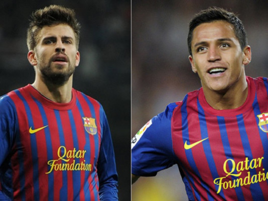 Barça: Alexis Sánchez y Piqué son bajas el miércoles ante Málaga