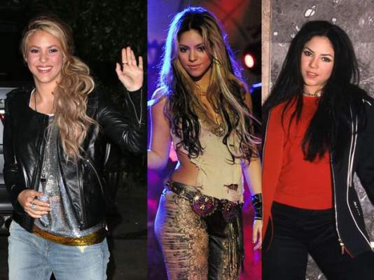 Shakira y sus cambios a través de su historia