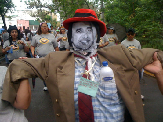 Las imágenes más curiosas de la celebración del Día del Trabajador en Honduras