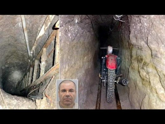 Revelan más fotos de túnel por donde se fugó 'El Chapo'
