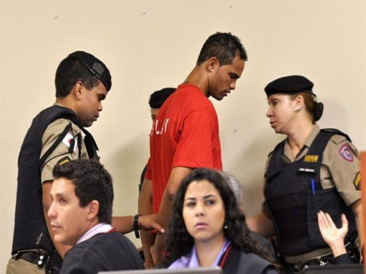 Bruno, exarquero brasileño condenado a 22 años