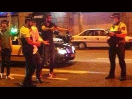 Gerard Piqué protagoniza pleito con policías