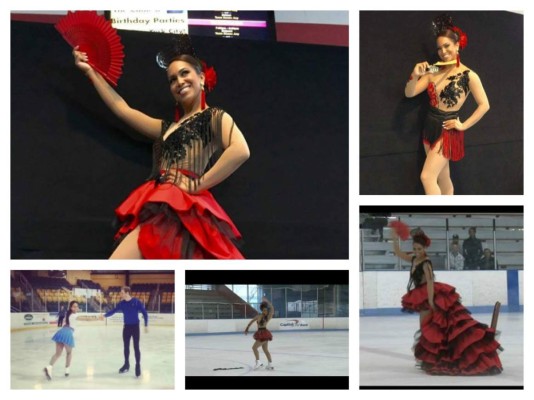 Johanna Castillo, triunfa entre la moda y el patinaje sobre hielo