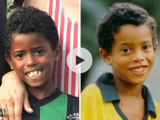 VIDEO: El pequeño clon de Ronaldinho