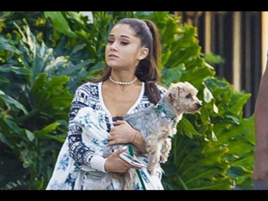 Ariana Grande luce un rostro irreconocible