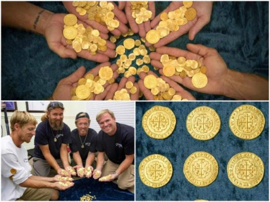 Una familia cazatesoros vive tras el oro de un naufragio en Florida