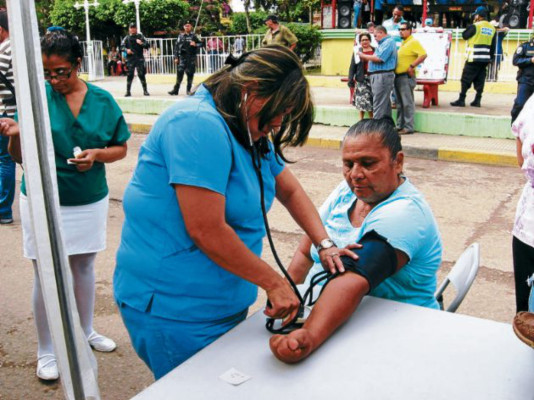 Médicos de la Policía Nacional ofrecieron asistencia en Juticalpa