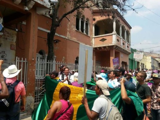 Día de manifestaciones en Tegucigalpa