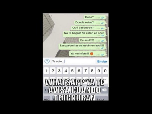Los memes por el check azul de WhatsApp